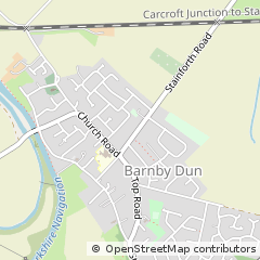 Map of Doncaster
