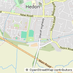 Map of Hull, East Riding of Yorkshire