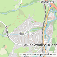Map of High Peak, Derbyshire