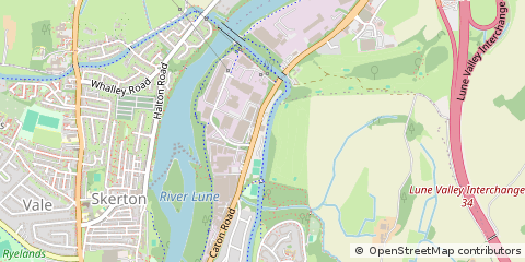 Map of Lancaster, Lancashire