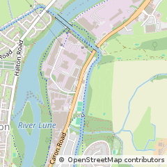 Map of Lancaster, Lancashire