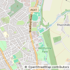 Map of Brighouse, West Yorkshire