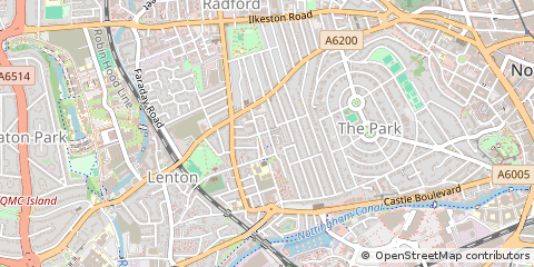 Map of Nottingham
