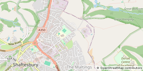 Map of Shaftesbury
