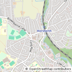 Map of Leeds, West Yorkshire