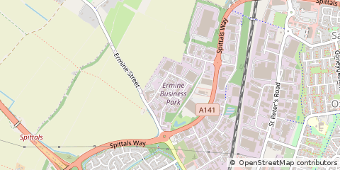 Map of Huntingdon, Cambridgeshire
