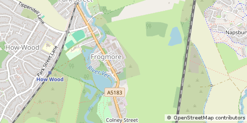 Map of ST Albans, Herts