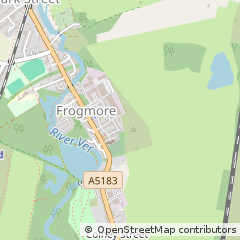 Map of ST Albans, Herts