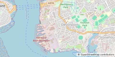 Map of Plymouth