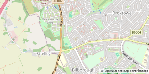 Map of Nottingham