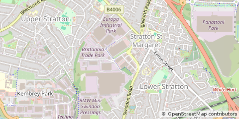 Map of Swindon