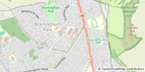 Map of Luton