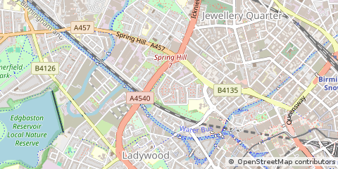 Map of Birmingham