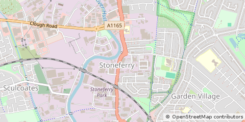 Map of Hull, East Yorkshire