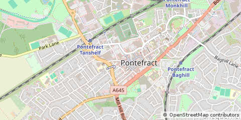 Map of Pontefract