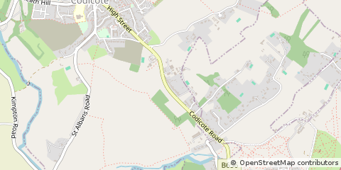 Map of Welwyn, Hertfordshire