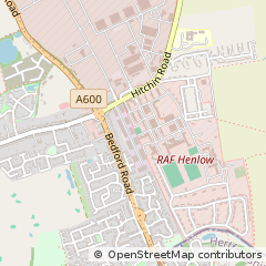 Map of Henlow, Bedfordshire