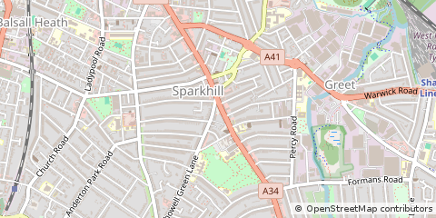 Map of Birmingham