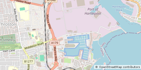 Map of Hartlepool