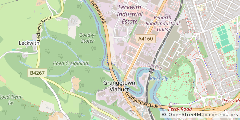 Map of Cardiff