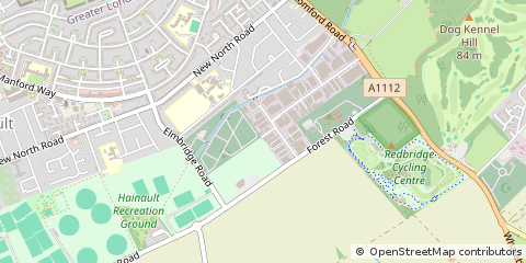 Map of Ilford, Essex