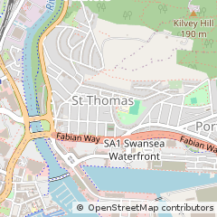 Map of Swansea