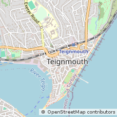 Map of Teignmouth, Devon