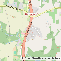 Map of Haywards Heath, West Sussex