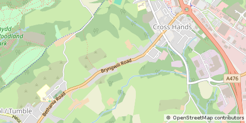 Map of Llanelli