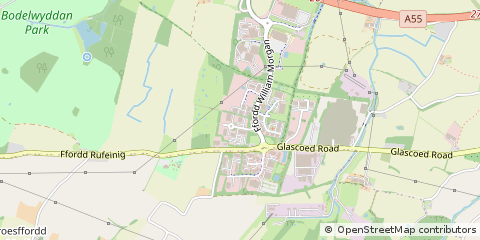 Map of ST. Asaph