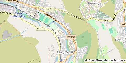 Map of MID Glamorgan