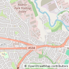 Map of Congleton, Cheshire