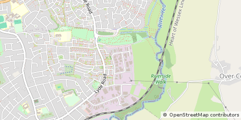 Map of Yeovil, Somerset