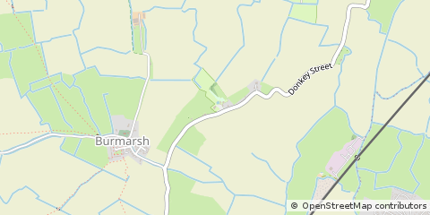 Map of Romney Marsh, Kent