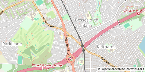 Map of Manchester