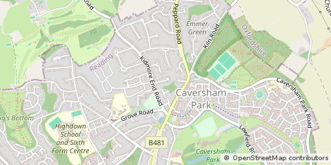 Map of Reading