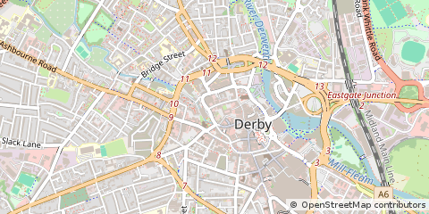 Map of Derby