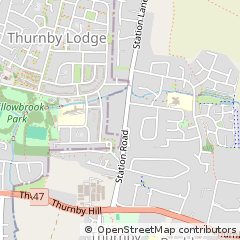 Map of Leicester, Leics