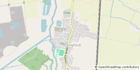 Map of Biggleswade, Bedfordshire