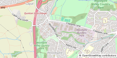 Map of Birmingham, West Midlands