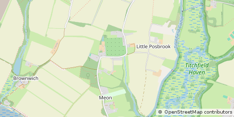 Map of Fareham, Hampshire