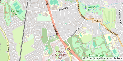 Map of Cheadle