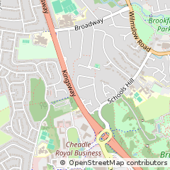 Map of Cheadle