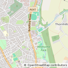 Map of Brighouse, West Yorkshire