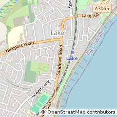 Map of Sandown, Isle of Wight