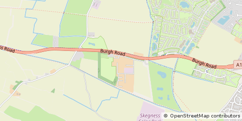 Map of Skegness, Lincs