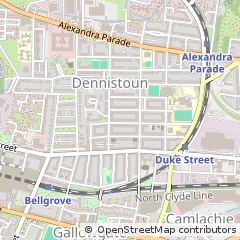 Map of Glasgow