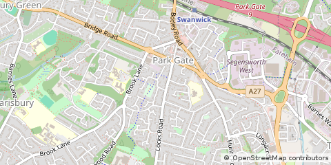 Map of Southampton, Hampshire