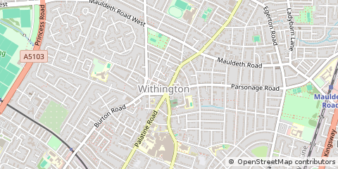 Map of Manchester