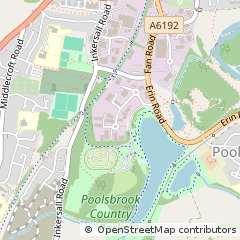 Map of Chesterfield, Derbyshire